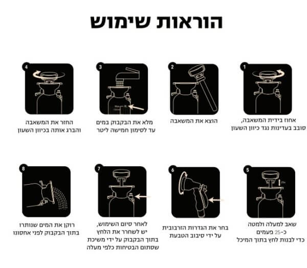 ⁦מקלחת ניידת - איתך בכל מקום⁩ – תמונה ⁦2⁩